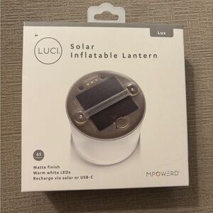 MPOWERD Luci Original Inflatable Solar Light | Rechargeable | Lantern | Bright